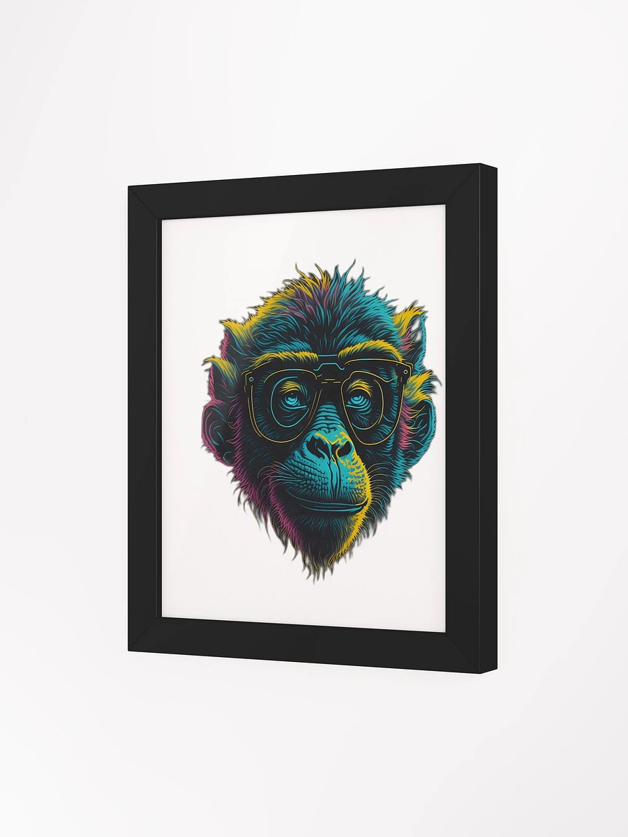 Neon Monkey Glasses Framed Poster product image (79)