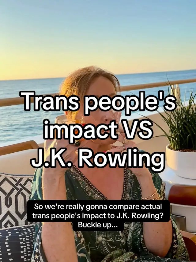 Your magical childhood shouldn't cost trans kids theirs #pridemonth #queertok #STEMTok #queertiktok #lgbt #queerpeopleinstem #transrights #peopleyoushouldknow #lgbtq #transman #transmen #science #transgender #transwoman #transgenderftm #transtok #transguy #transgirls #ftm #mtf #jkrowling #historytok #funfacts #pride2025 #trans #queerhistory #historytok #funfactstoknow #fyp #transrightsarehumanrights  #peopleyoushouldknow #lgbt🌈 #STEMTok #stem #womeninstem #queer #transgirlsoftiktok #transwomen #transgenderpride #🌈 #lgbtq🏳️‍🌈 