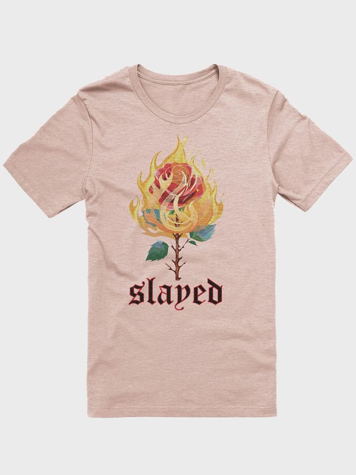 Slayed Flaming Rose T-Shirt product image (1)
