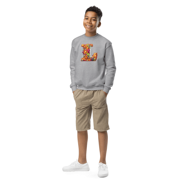 Cute Halloween Monogram Letter L Sweatshirt product image (1)