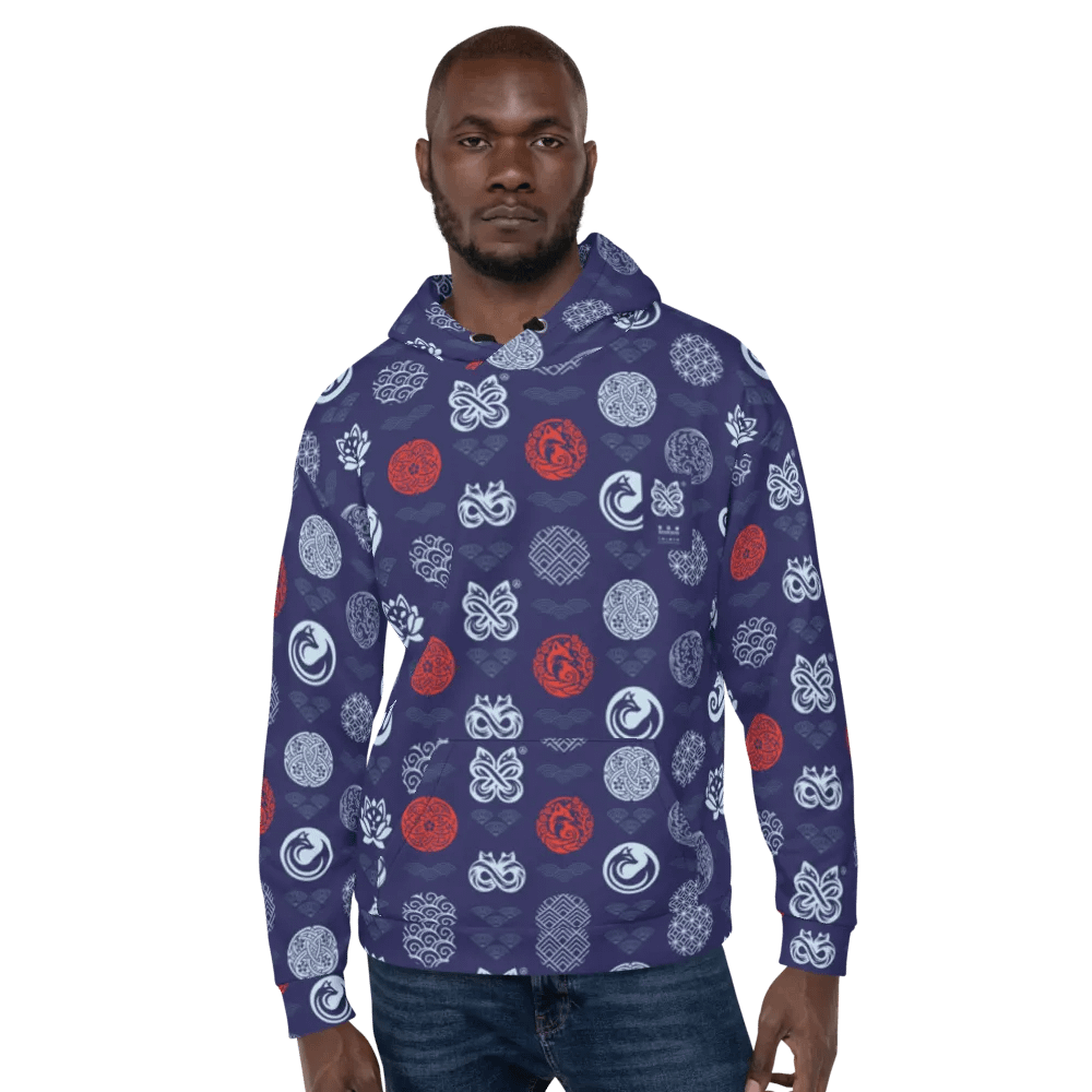 Mythical Motifs Unisex Hoodie A product image (6)