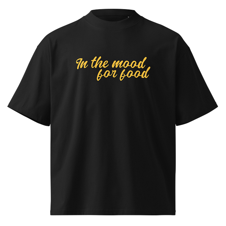 In The Mood For Food | Organic Oversized Tee – Mustard product image (1)