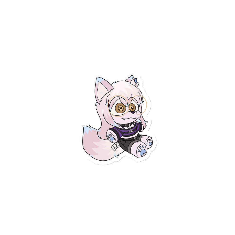 LZ Wolf Plushie Magnet product image (1)