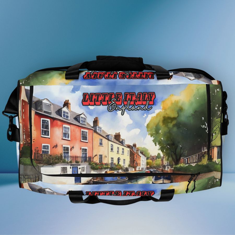 Little Italy - England - All Over Print - Watercolor - Duffel Bag product image (12)