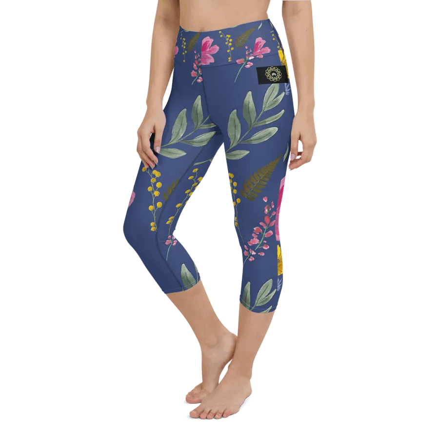 Floral Harmony Activity Capri Leggings product image (12)