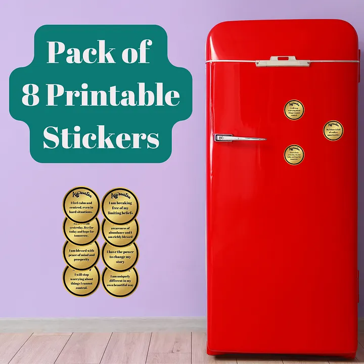 Printable Affirmation Stickers #722 product image (2)