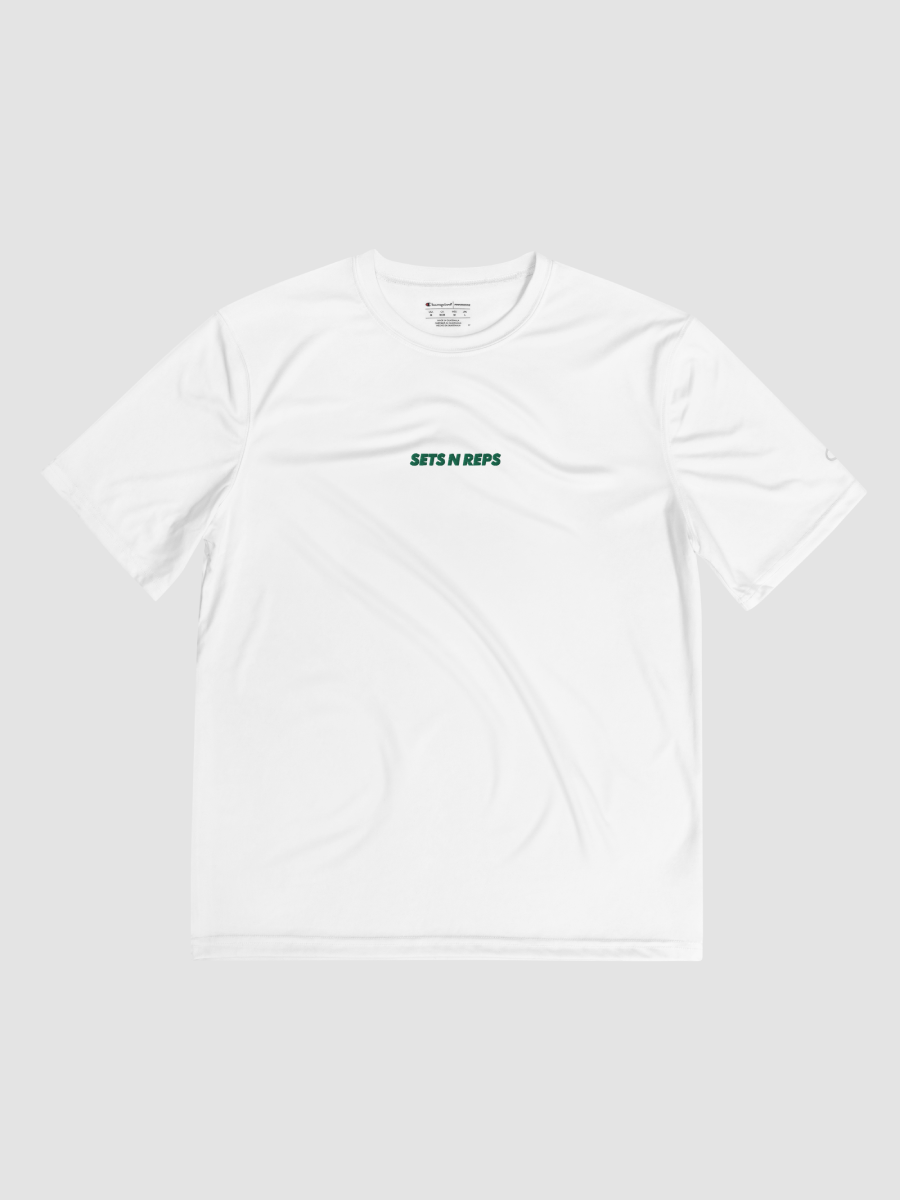 Sets N Reps Champion Double Dry® Performance T-Shirt In Green Font product image (2)