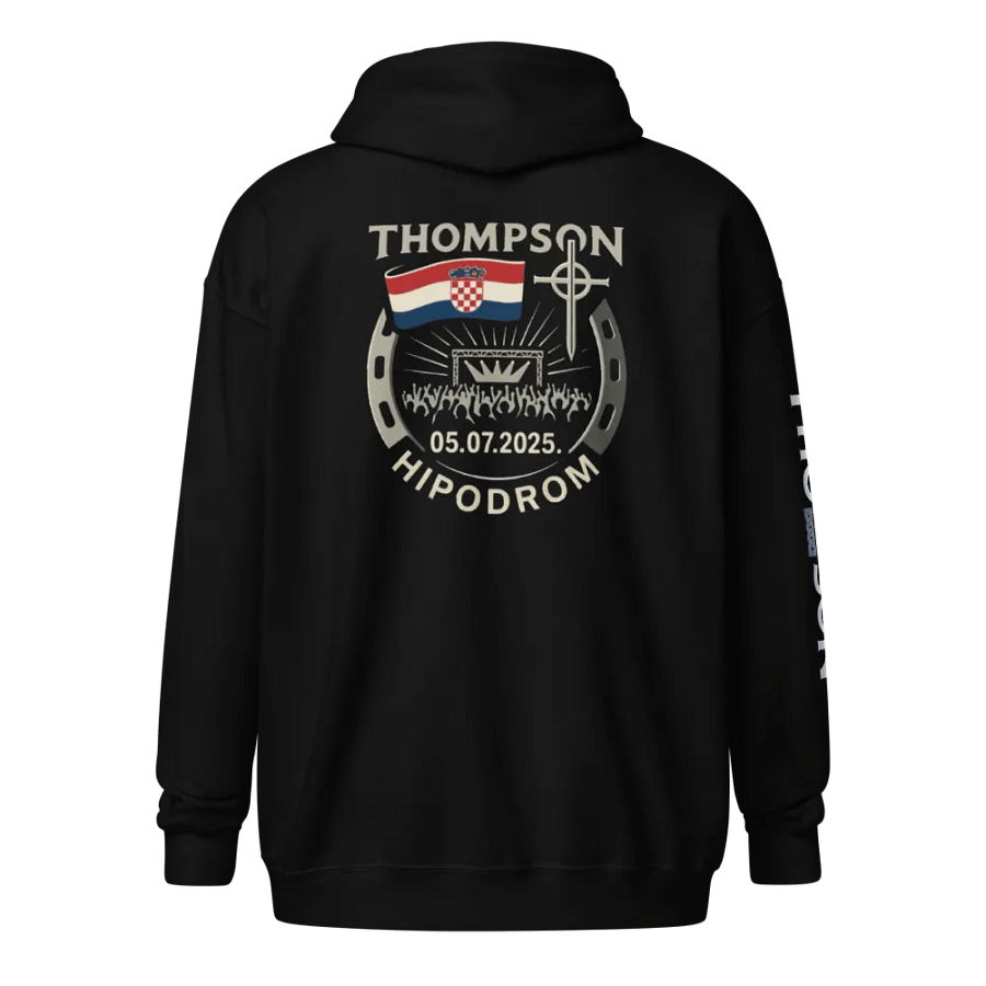Thompson Pitaj Dunav Šta Je Bilo Zip Hoodie product image (3)