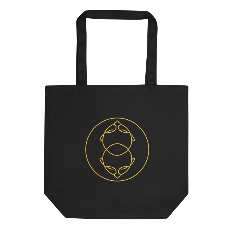 Celestial Gemini Organic Tote Bag product image (2)