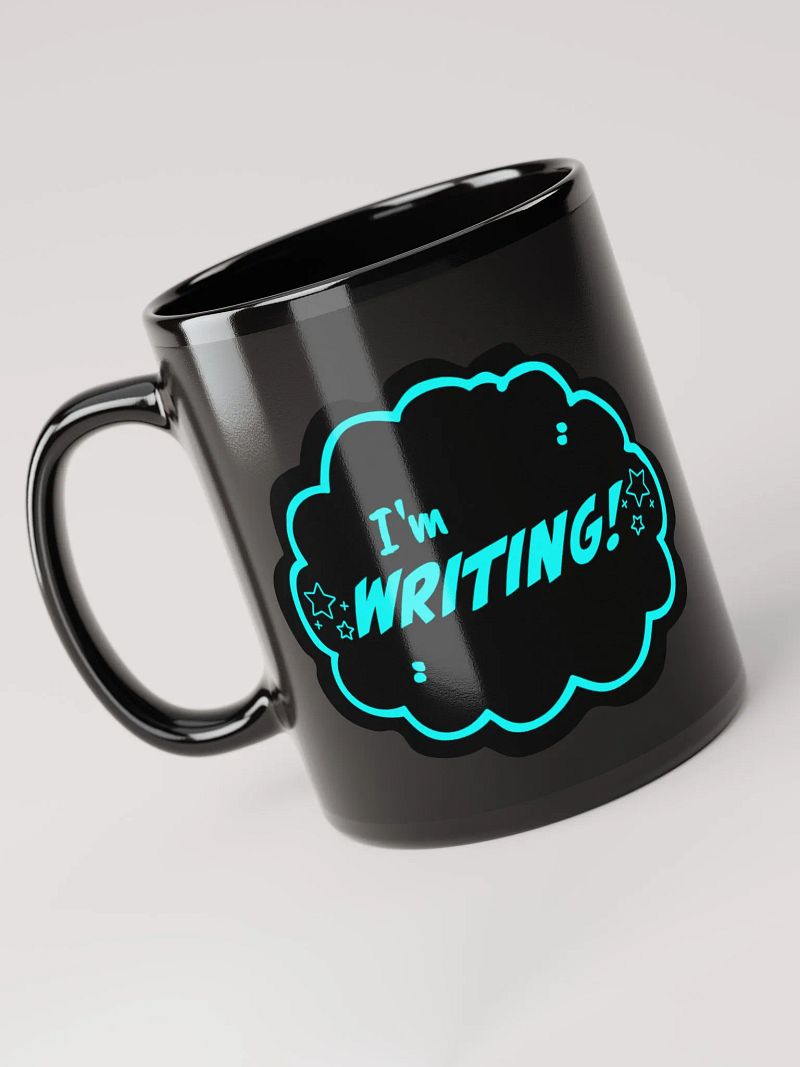 I'm WRITING Mug - Black