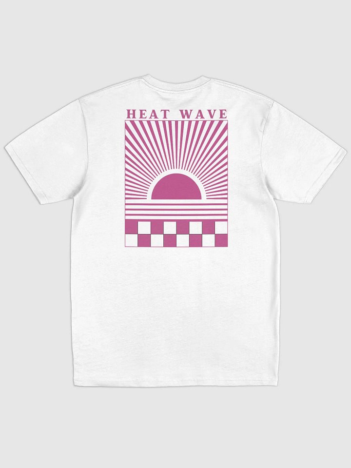 Heat Wave Retro Sunset T-Shirt - White product image (1)