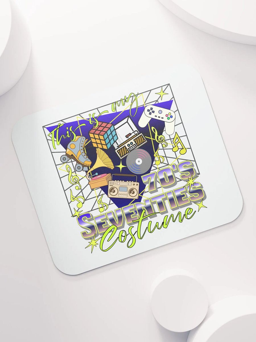 This Is My 70s Costume Nostalgic Mouse Pad product image (5)