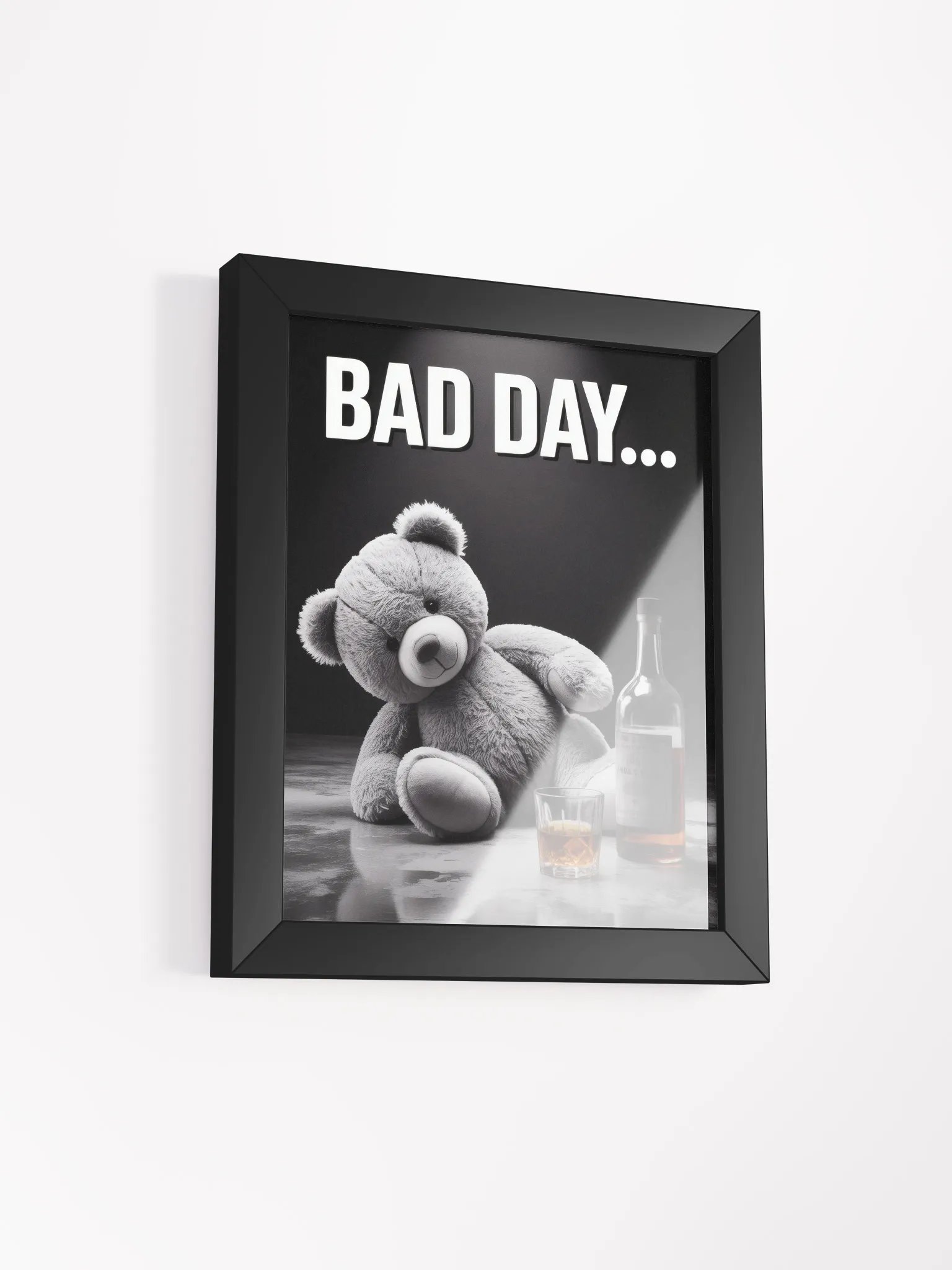 Dramatic Teddy Bear Framed Poster product image (3)