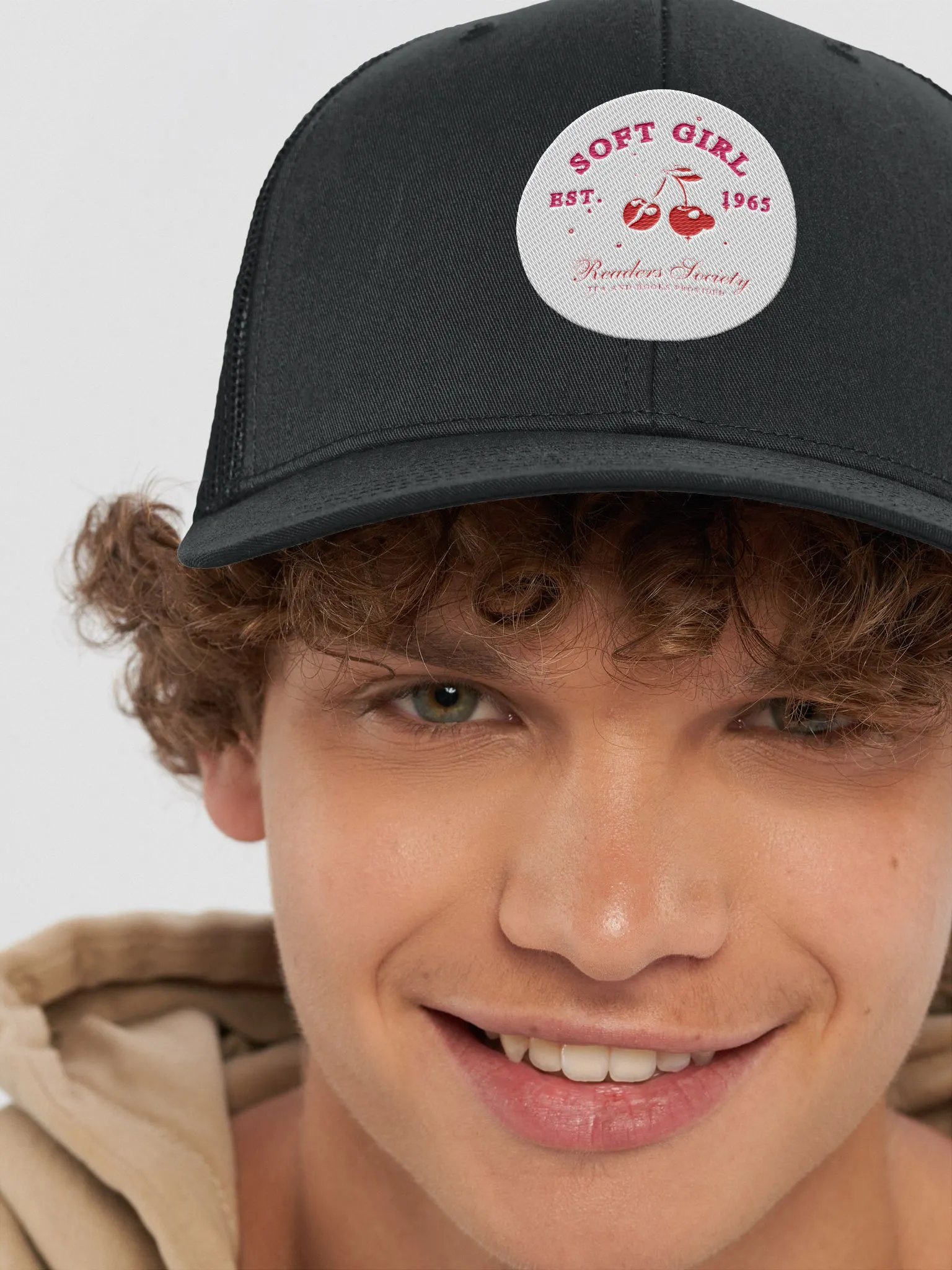 Cherry Readers Society Trucker Hat product image (8)