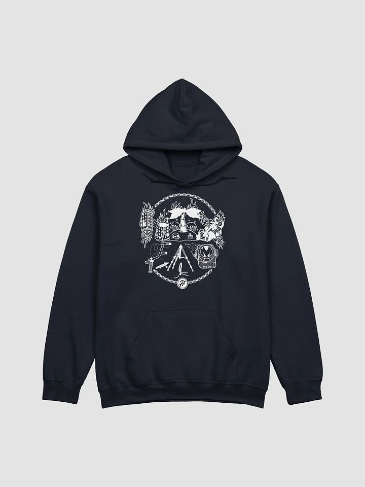 Destroy Hoodie Navy Blue product image (1)
