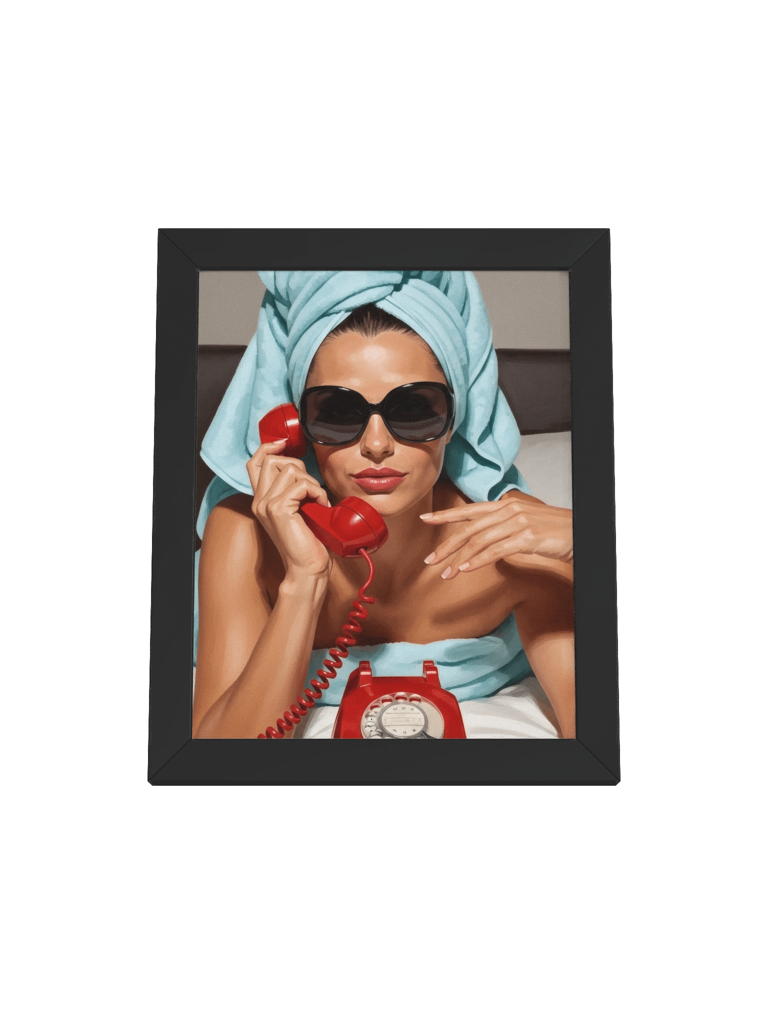 Retro Phone Beauty - Wall Art product image (1)