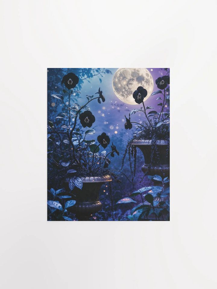 Lunar Garden Nocturne Matte Poster product image (3)