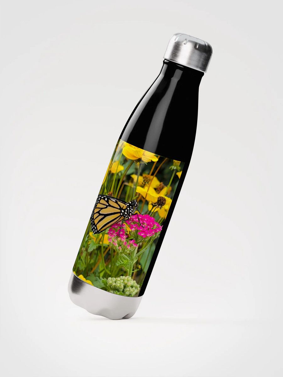 Tropical Monarch Butterfly Stainless Steel Water Bottle product image (3)