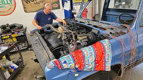 In his element. Unbothered. Thriving. 💪😎 Next video will be Part 2 of the 4L80E rebuild, but then we go full throttle on some...