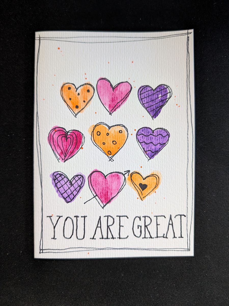 Greeting Card "YOU ARE GREAT" product image (1)