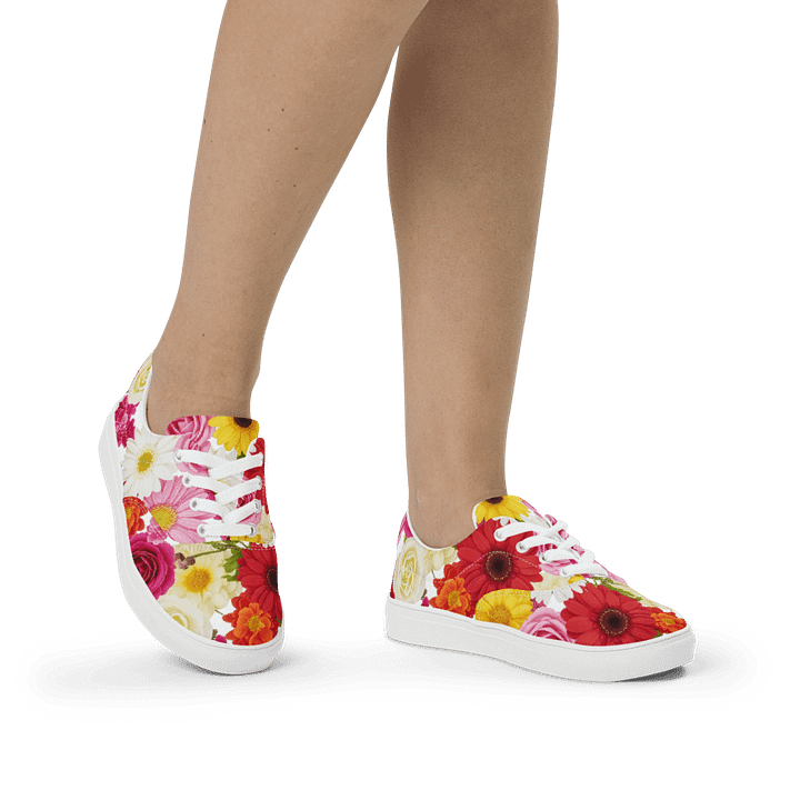 Floral Blossom Lace-Up Shoes product image (2)