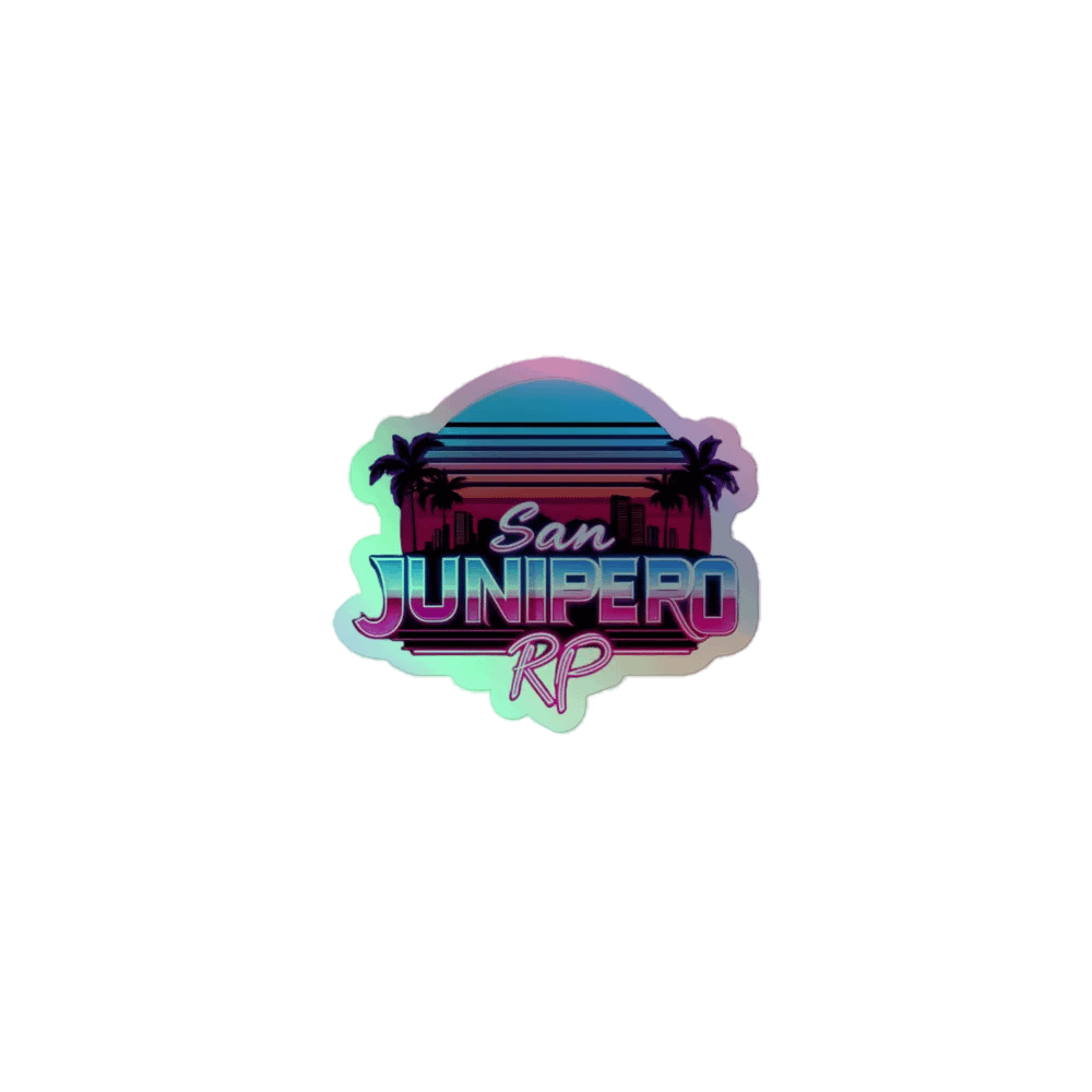 San Junipero RP Holographic Sticker Set product image (1)