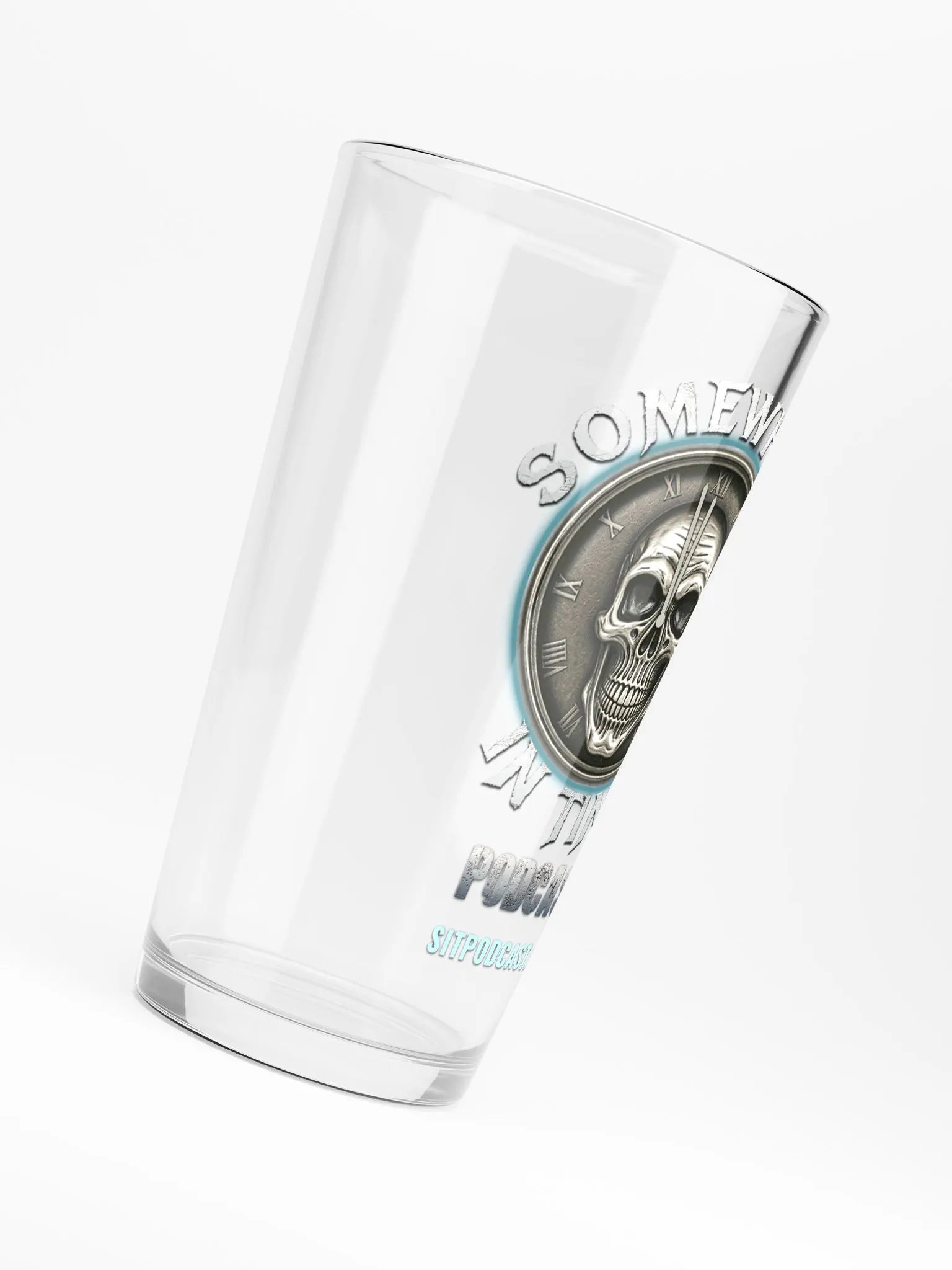 Somewhere in Time Podcast Pint Glass product image (6)