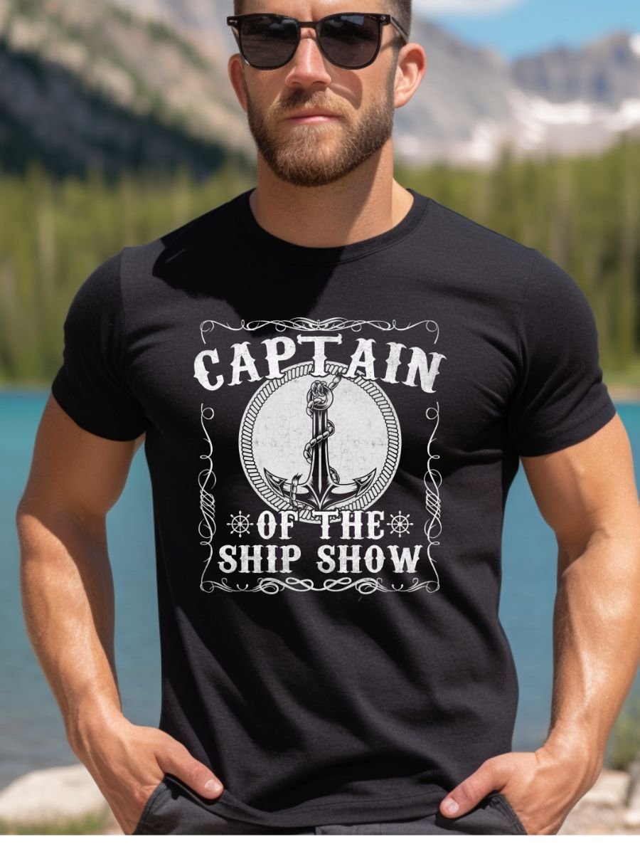 Captain of the Ship Show Gildan 64000 Unisex Tshirt product image (1)