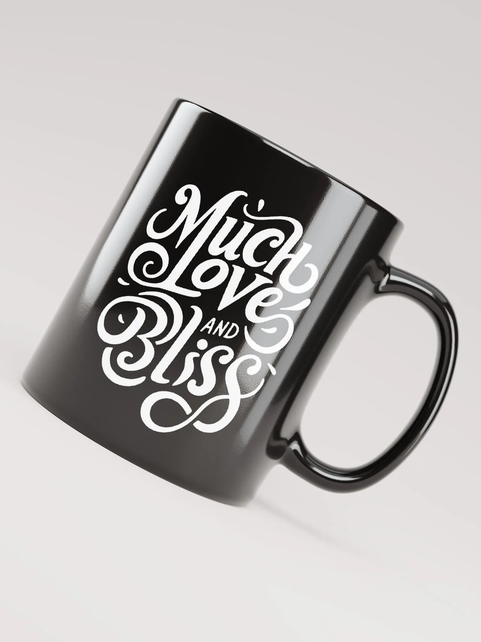 Mug (Black) - Much Love and Bliss product image (4)
