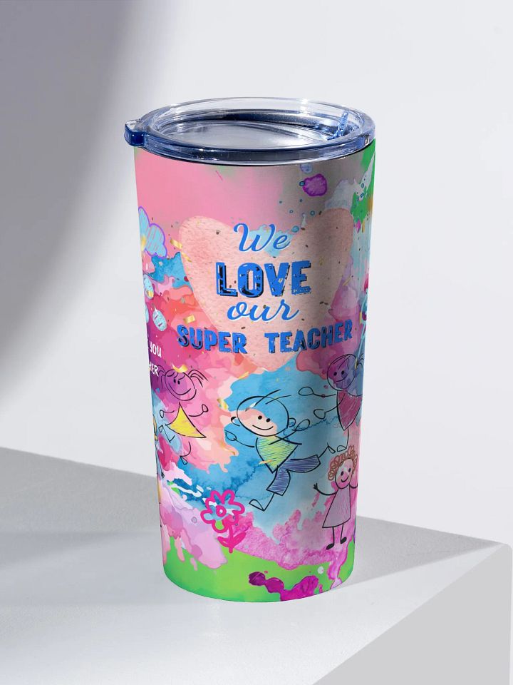 Super Teacher thank you Tumbler gift from parents to favourite teacher product image (2)