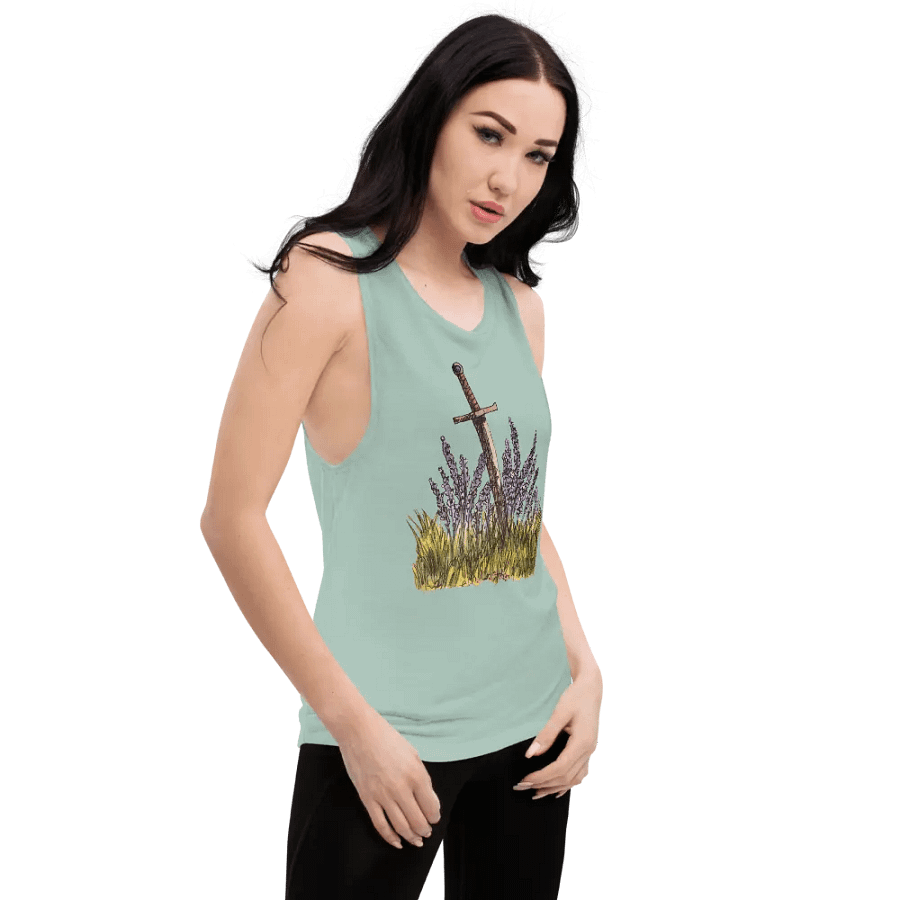 Lavender & Sword print Tanktop product image (11)