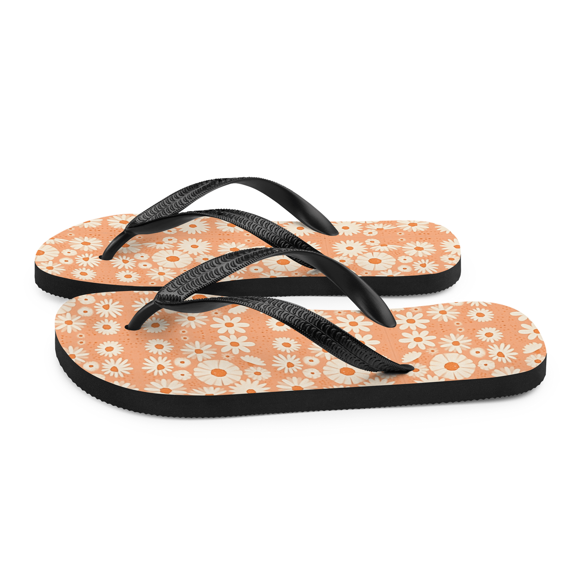 Daisy Seamless Patterned Flip-flops product image (5)