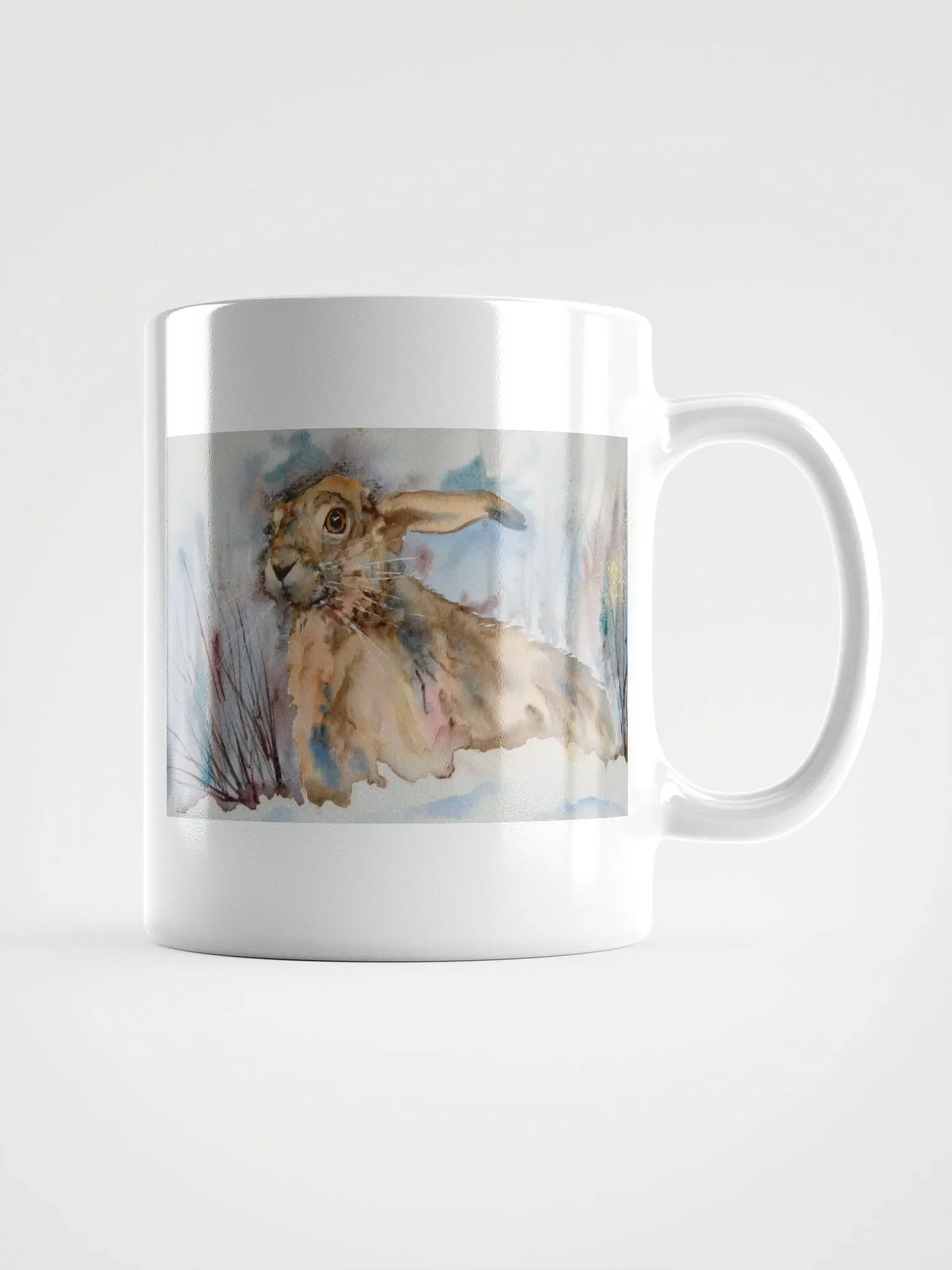 Snowy Hare Mug product image (1)
