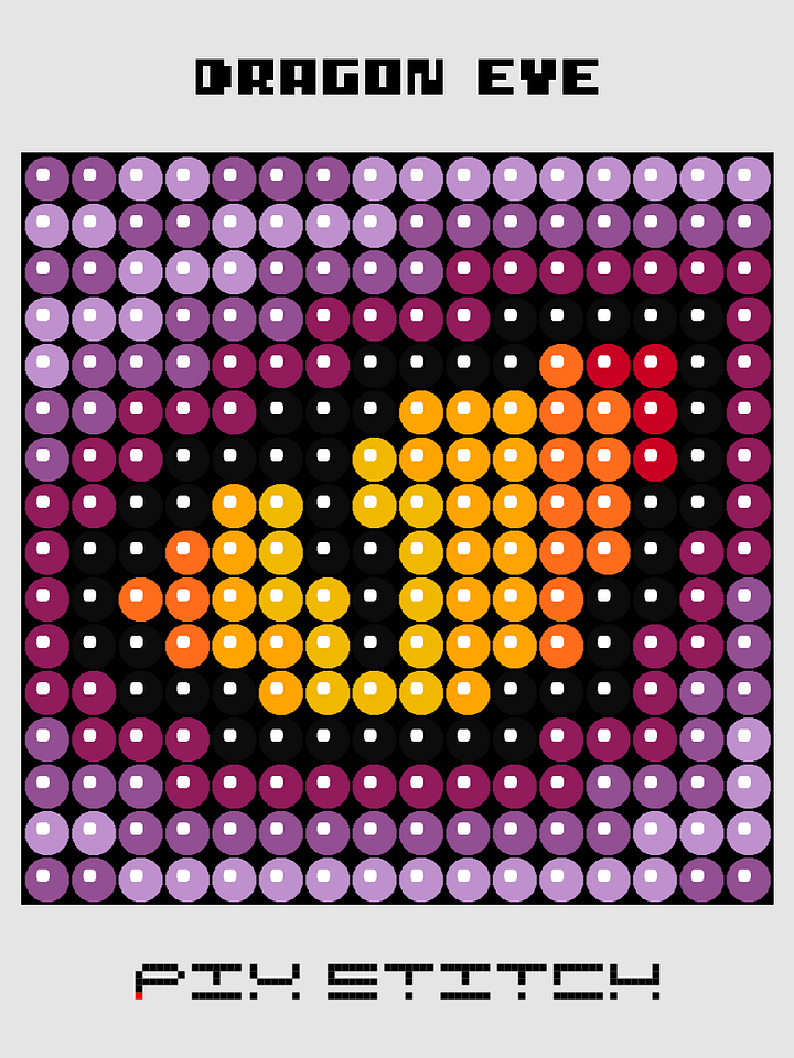 Dragon Eye Pixel Art product image (1)
