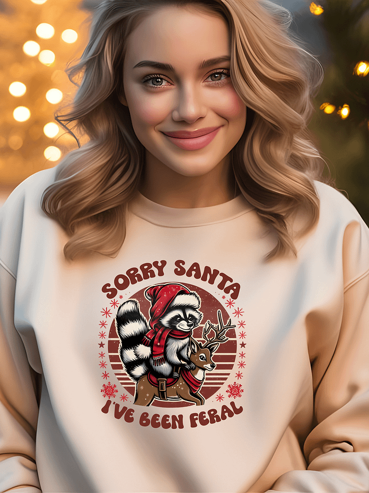 Sorry Santa, I've Been Feral Sweatshirt product image (1)