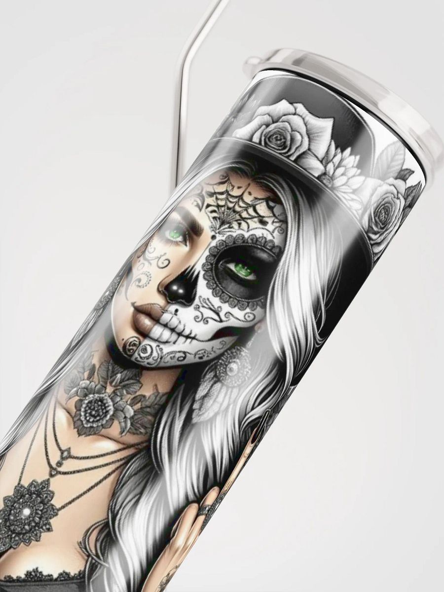Gothic Glam Collection - Goth Girl Portrait 20 oz Tumbler - Darkly Elegant Drinkware product image (5)