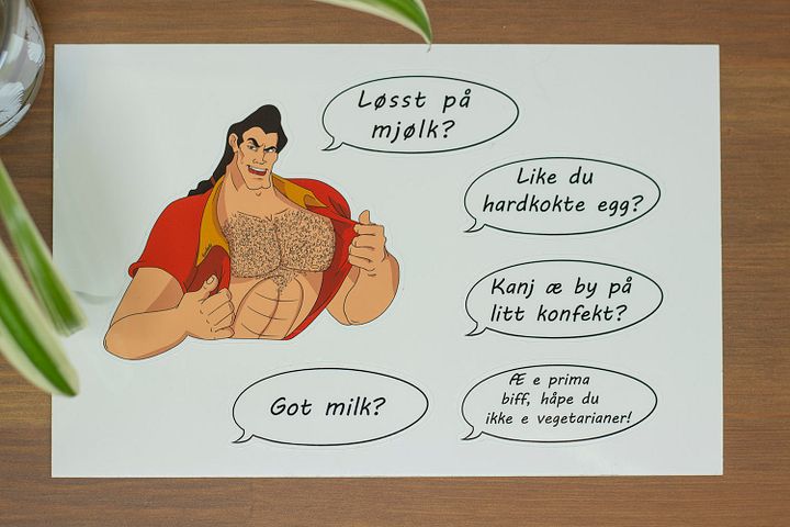 Løsst på mjølk? Sticker Sheet product image (1)