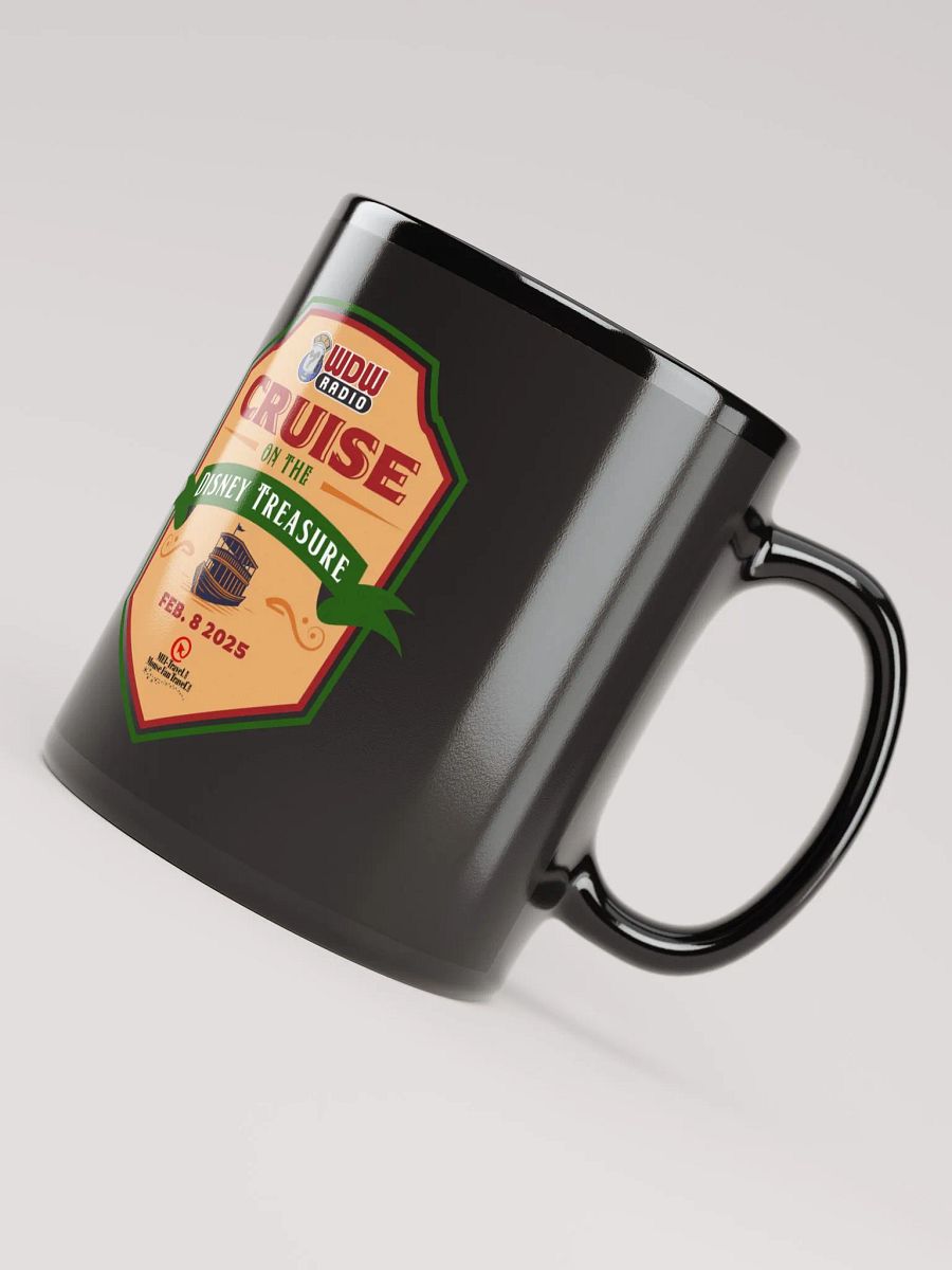 WDW Radio Cruise on the Disney Treasure 2025 Mug (black) product image (7)
