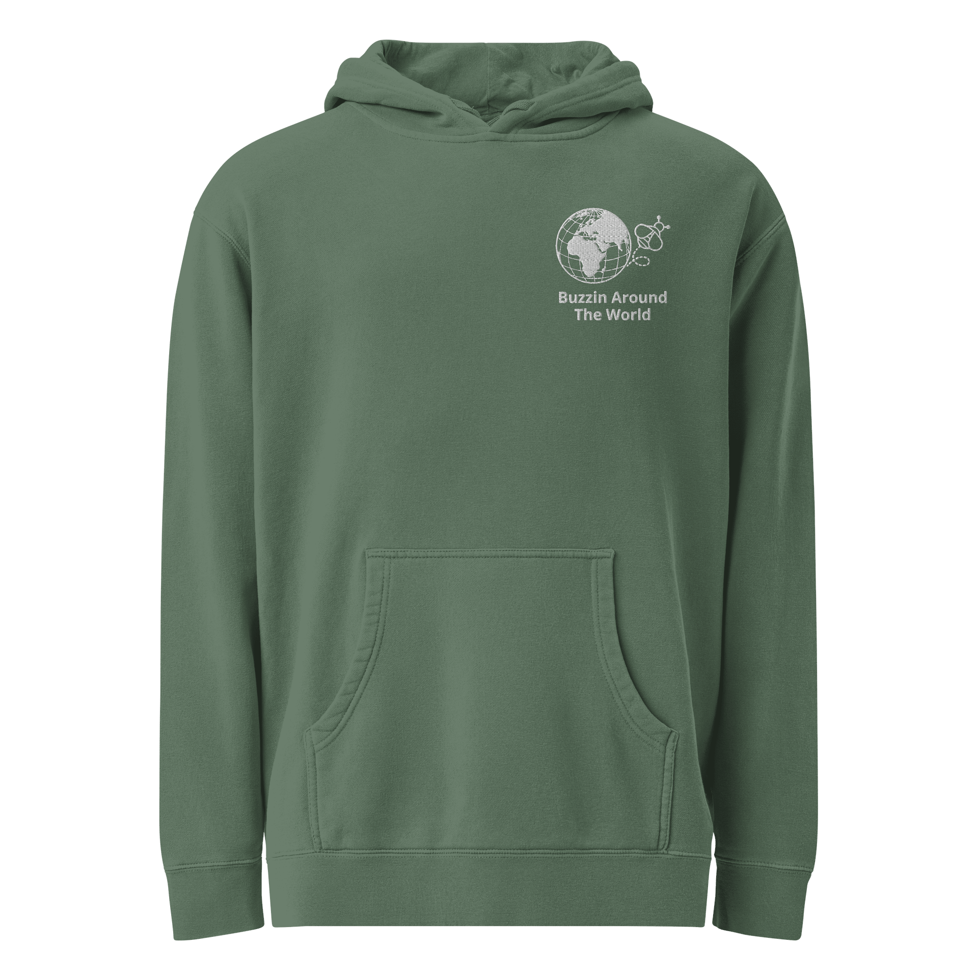 Buzzin Around the World Globetrotter Vintage Hoodie product image (2)