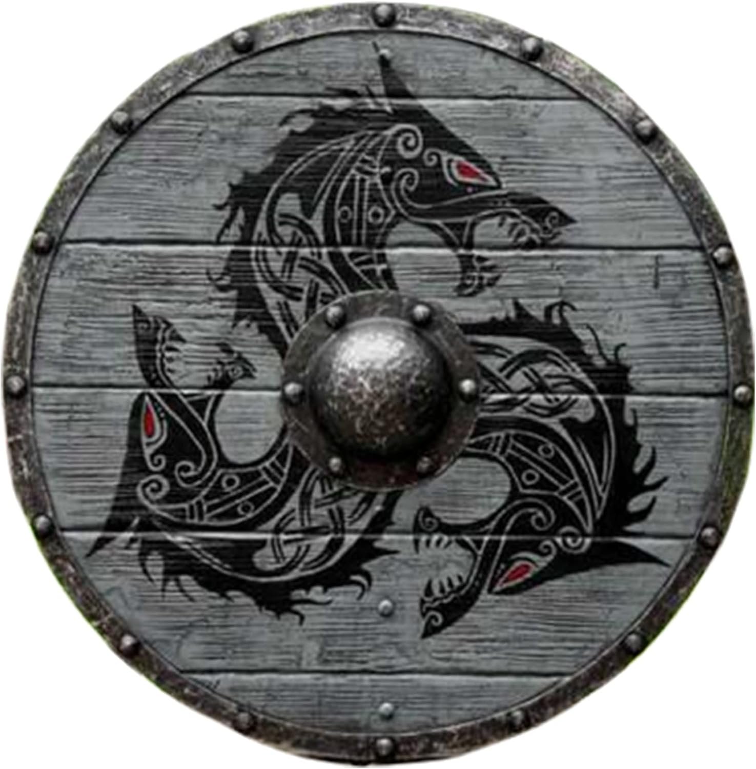 Handmade Viking Battle Warrior Shield – A True Tribute to Viking Heritage product image (3)