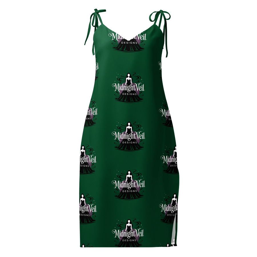 Midnight Veil Designs Slip Midi Chiffon Dress - Green (XS-2XL) product image (1)