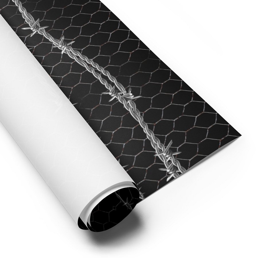 Barbed and Chicken Wire Wrapping Paper Sheets product image (3)