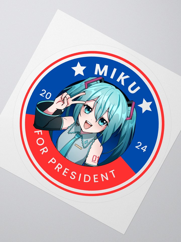 Miku for President Sticker product image (2)