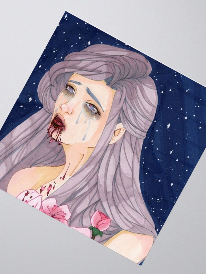 Hanahaki Kiss Cut Sticker product image (5)