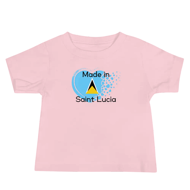 Made in Saint Lucia Baby Tee product image (7)