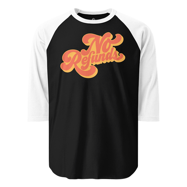 Retro Fine Print Raglan Tee product image (1)