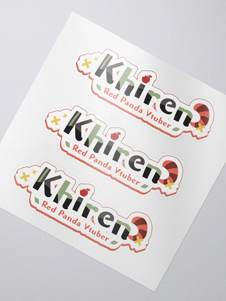 Khiren - Logo Sticker - Set of 3 product image (2)