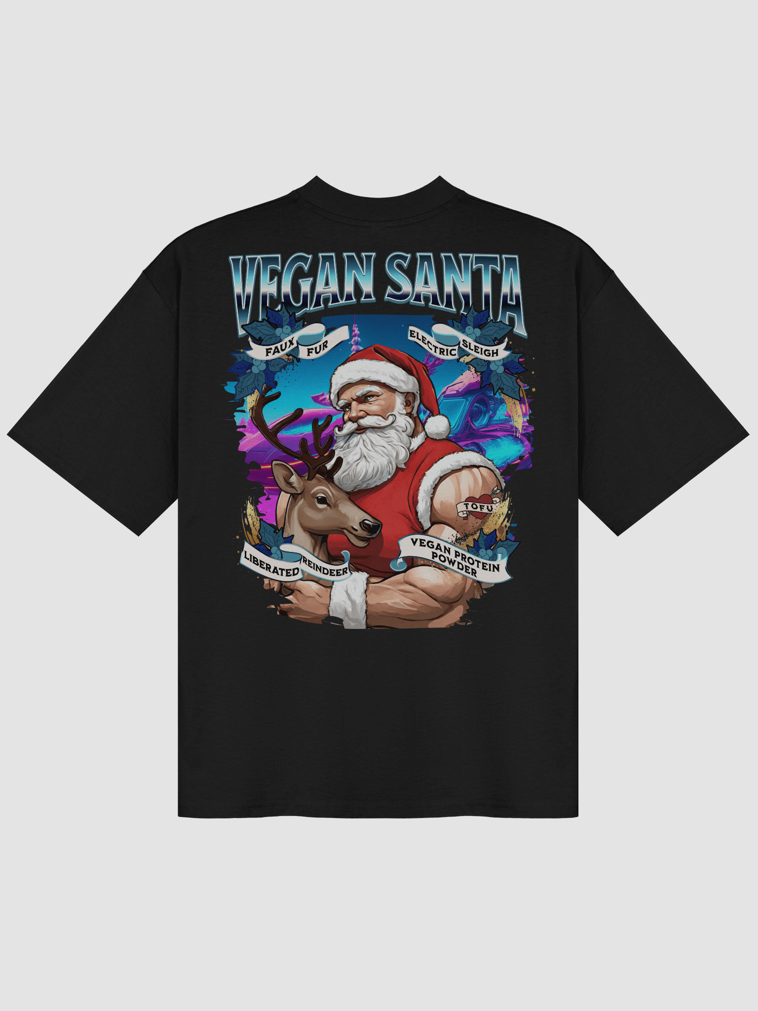 Vegan Santa Oversized Tee product image (1)