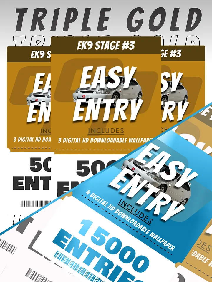 GOLD ENTRY BUNDLE (30000 Entries) product image (1)