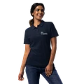 California Dreams Palm Tree Women Polo T-Shirt - Navy product image (1)